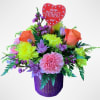 Colorful arrangement to show mom you love her