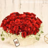 A  Beautiful arrangement  In a heart shape box with only