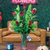 Half dozen roses Beautiful mixture with lilies colors may vary but will