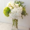 White and green collaborate to create a beautiful calm and tranquil beauty.