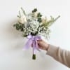 A delicate, garden-style mini prom bouquet that feels quietly romantic-the perfect prom