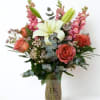A vibrant and romantic mix of colors and textures, perfect for any