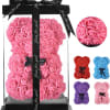 pink roses teddy height 9.5"