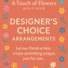 Coral floral shop sign with colorful flower illustrations and text