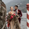 This Italian wedding floral package includes $3000 of fresh cut flowers, 8000
