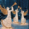 Christmas Angel display Lawn ornaments with Christmas wreath  Displayed on front