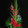 Introducing "Simple Adoration," a stunning tropical floral arrangement that embodies the beauty