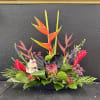 Elegant mix of tropical flowers