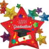 Make a big statement with this jumbo 36-inch red star-shaped Mylar balloon!