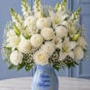 Elegant, airy, and timeless, Celestia Blanc is a luxurious all-white floral composition