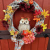 Thanksgiving Owl Wreath