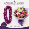 Bouquet and Lei will be delivered approximately as pictured. 