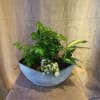 This planter is built in an all-sided style, featuring 5 mixed houseplants.
