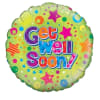 Get Well Mylar balloon varies in style.