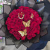 hermoso bouqueth de rosas rojas clasico
