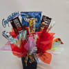 Bright, playful, and made to celebrate-this graduation candy basket is a cheerful