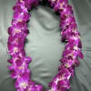 Beautiful Double Bombay Orchid Lei. Perfect for Graduation. Price is for local