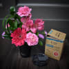 This colorful bouquet is designed in one of our insulated metal travel