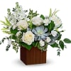 Like a breath of fresh air, this wondrous white bouquet in a