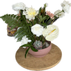 This funky modern arrangement has a variation of beautiful unique flowers. 