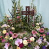 A gentle-colored urn piece to remember passed loved ones who were deeply