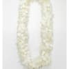 White Double orchid lei
