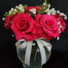 Half a dozen, 1 dozen, 2 dozen roses with greens and fillers