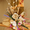 A piece that celebrates natural textures and avant-garde design. This hand-textured canvas