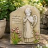 Offer comfort and remembrance with Peaceful Comfort, a beautifully detailed angel memorial
