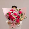 A vibrant and playful bouquet in rich pink tones, featuring pink or