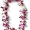 Classic hand crafted Hawaiian Lei .with clustered blooms-delicate, airy tropical style perfect
