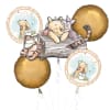 Winnie The Pooh Balloon Bouquet includes
1- 31in character mylar balloon
2- 18in Charter