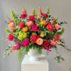 &Agrave; grand and elegant floral arrangement filled with a beautiful variety of