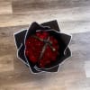 bouquet of beautiful natural roses each one brings its fantasy diamond, decorative