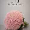 A breathtaking bouquet of 101 pink roses, symbolizing deep affection, devotion, and