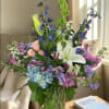 Garden Daydream is soft, colorful, and full of relaxed garden charm. A