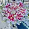 Make a grand and unforgettable statement with this luxurious 50-count Pink and