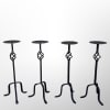 4 Iron Tall Candle Stands