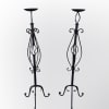2 Tall Iron Stands for candles or centerpieces