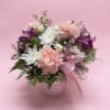 Hello Baby Girl is a sweet and cheerful floral arrangement designed in