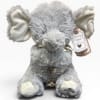 The sweetest, softest, adorable elephant plush, embroidered eyes and embroidered cross on