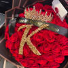 Floral buchon bouquet with crown One size for most: our crown is