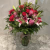 Mixed flower vase