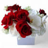 Red blossom selection of that day roses orchids hydrangeas and more arranged