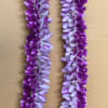 customize double Purple Dendrobium Vanda Lei. 
Note: Need 10 working days in