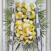 2 layered standing spray for funeral 