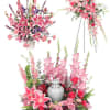 Honor your loved one and show your admiration with this stunning sympathy