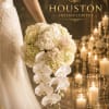 This is luxurious cascading bridal bouquet, designed with sophistication and flowing elegance.