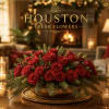 Rich, romantic, and beautifully festive, the Fire Roses Holiday Centerpiece captures the