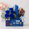 Celebrate Dad with a gift that combines fresh flowers and sweet treats